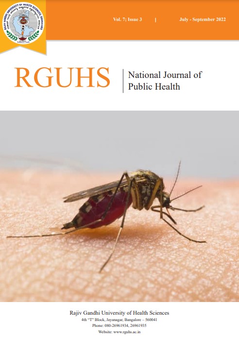 RNJPH Journal Cover Page